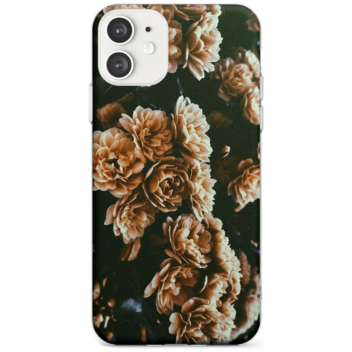 White Peonies - Real Floral Photographs Slim TPU Phone Case for iPhone 11