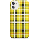 Yellow Plaid iPhone Case  Slim Case Phone Case - Case Warehouse