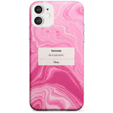 "Be a Bad Bitch" iPhone Reminder Black Impact Phone Case for iPhone 11