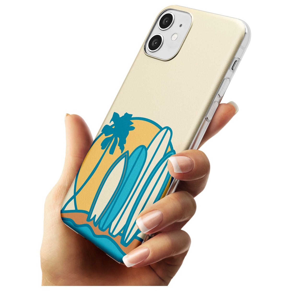 Beach Bound Black Impact Phone Case for iPhone 11