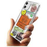 Kanji Signs Sticker Mix Black Impact Phone Case for iPhone 11