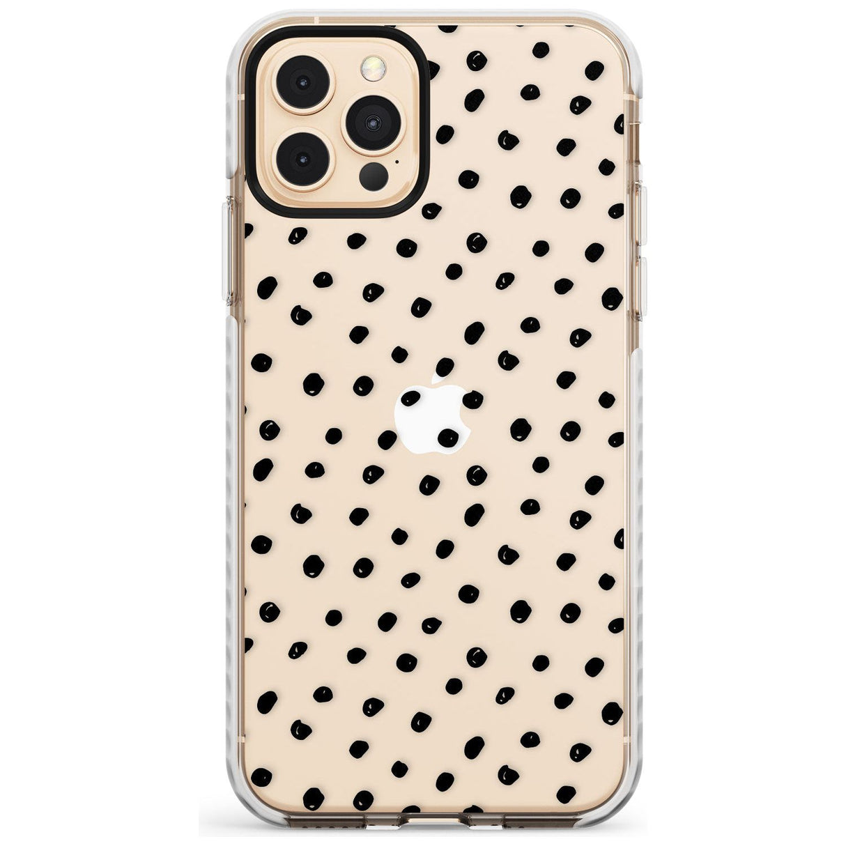 Messy Black Dot Pattern Slim TPU Phone Case for iPhone 11 Pro Max