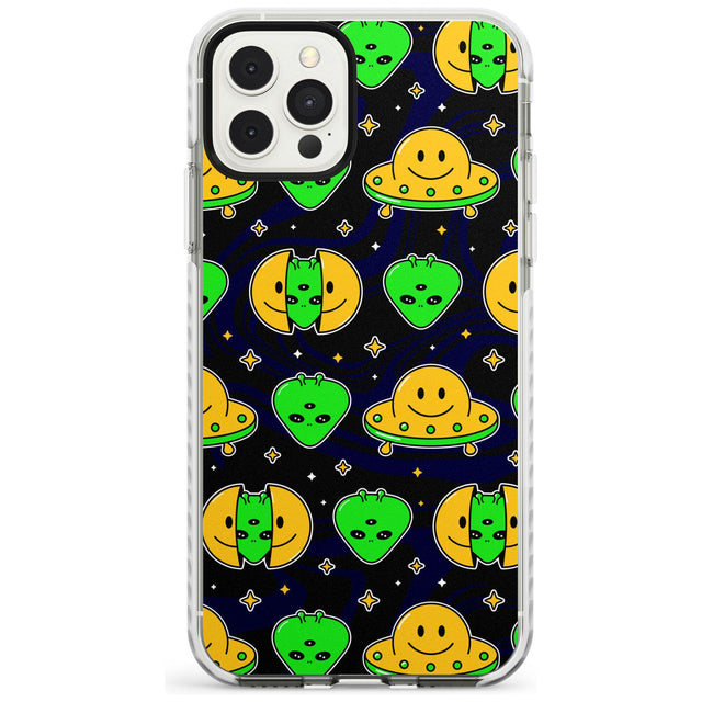 Alien Head Pattern Impact Phone Case for iPhone 11 Pro Max