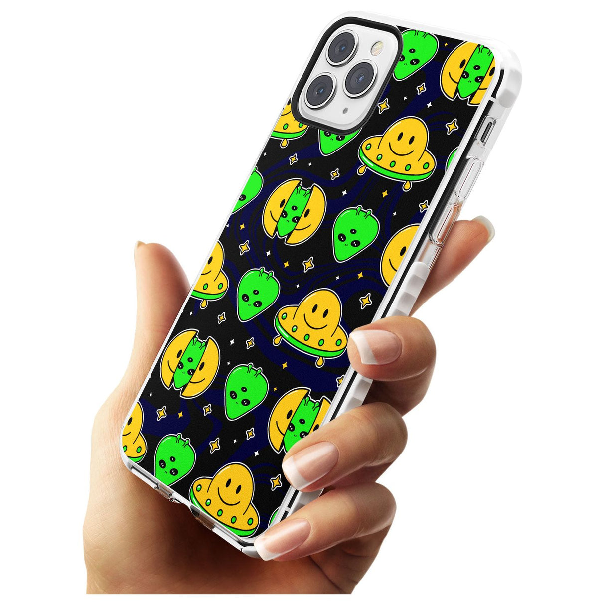 Alien Head Pattern Impact Phone Case for iPhone 11 Pro Max
