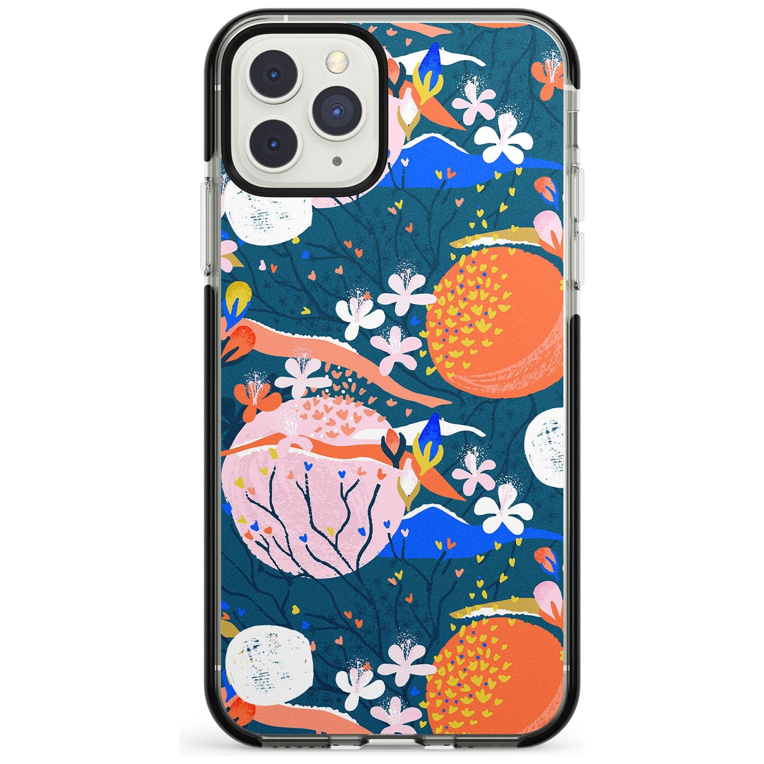 Bright Circles Abstract iPhone Case  Black Impact Phone Case - Case Warehouse