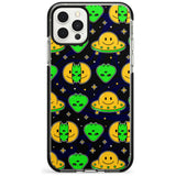 Alien Head Pattern Black Impact Phone Case for iPhone 11