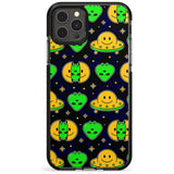 Alien Head Pattern Black Impact Phone Case for iPhone 11