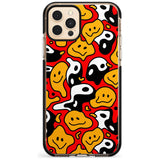 Yin Yang Acid Face Black Impact Phone Case for iPhone 11