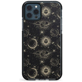 Large Suns, Moons & Clouds Pink Fade Impact Phone Case for iPhone 11