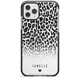 Custom Pastel Leopard Spots iPhone Case  Black Impact Custom Phone Case - Case Warehouse