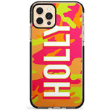 Colourful Neon Camo Pink Fade Impact Phone Case for iPhone 11