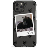 Personalised Bombay Cat Photo Black Impact Phone Case for iPhone 11