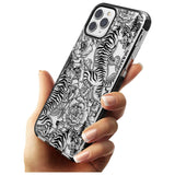 Personalised Chinese Tiger Pattern Black Impact Phone Case for iPhone 11