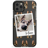 German Shepherd - Custom Dog Photo Pink Fade Impact Phone Case for iPhone 11