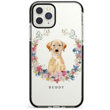 Yellow Labrador Retriever Dog Portrait Black Impact Phone Case for iPhone 11 Pro Max