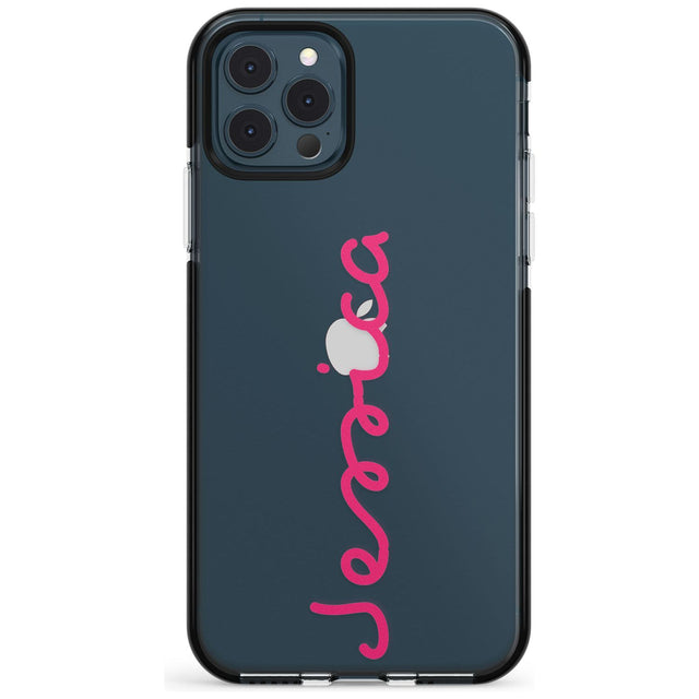 Personalised Summer Name Black Impact Phone Case for iPhone 11