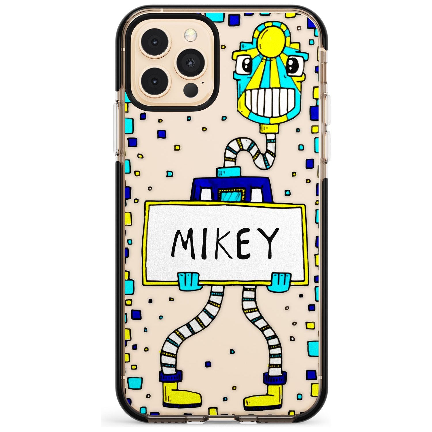 Personalised Custom Tubes Guy Black Impact Phone Case for iPhone 11
