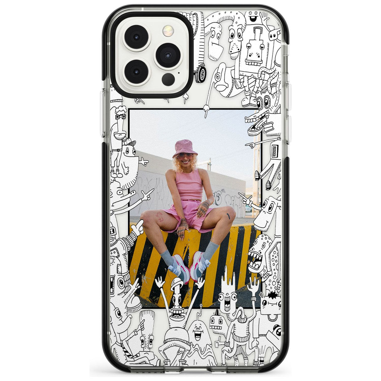 Personalised Look At This Photo Case Black Impact Phone Case for iPhone 11