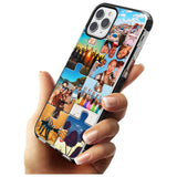 Personalised Jigsaw Photo Grid Black Impact Phone Case for iPhone 11