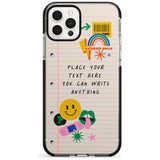 Custom Nostalgia Sticker Mix #1 Pink Fade Impact Phone Case for iPhone 11