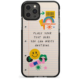 Custom Nostalgia Sticker Mix #1 Pink Fade Impact Phone Case for iPhone 11