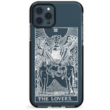 The Lovers Tarot Card - White Transparent Pink Fade Impact Phone Case for iPhone 11