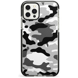 Grey Camo Black Impact Phone Case for iPhone 11