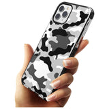 Grey Camo Black Impact Phone Case for iPhone 11