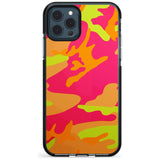 Neon Camo Black Impact Phone Case for iPhone 11