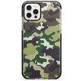 Green Camo Black Impact Phone Case for iPhone 11