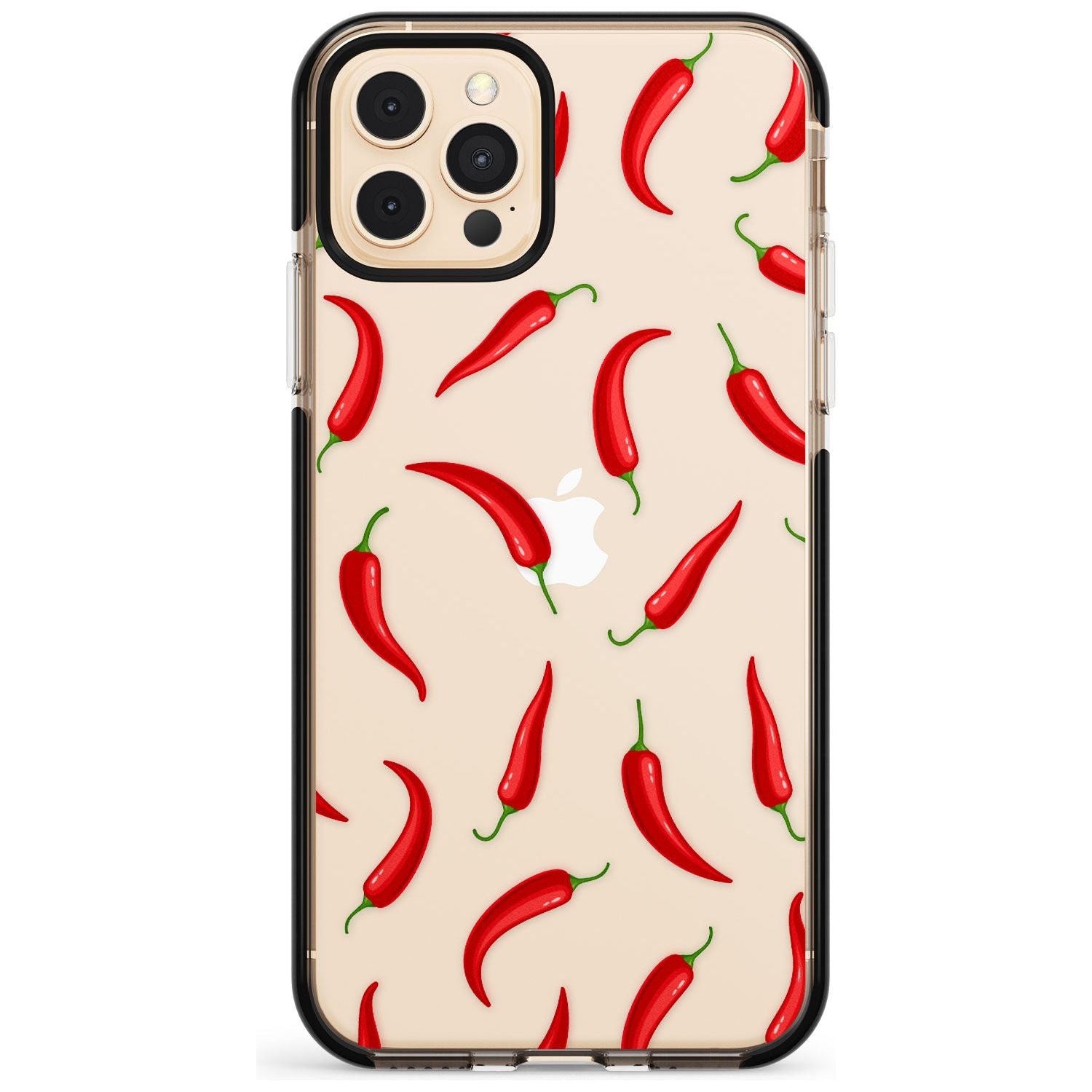 Chilly Pattern Black Impact Phone Case for iPhone 11