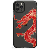 Large Black Dragon Black Impact Phone Case for iPhone 11