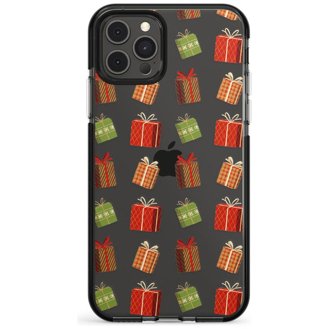 Christmas Presents Pattern Black Impact Phone Case for iPhone 11