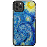 The Starry Night by Vincent Van Gogh Pink Fade Impact Phone Case for iPhone 11