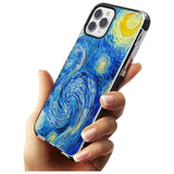 The Starry Night by Vincent Van Gogh Pink Fade Impact Phone Case for iPhone 11