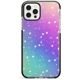 White Stars on Pastels Pink Fade Impact Phone Case for iPhone 11