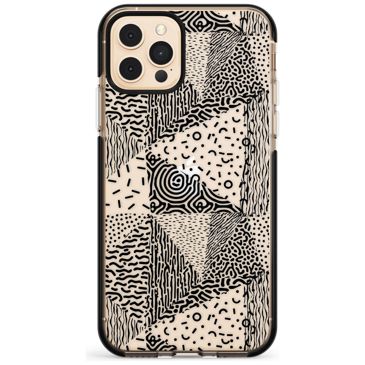 Pattern Mashup (Black) Pink Fade Impact Phone Case for iPhone 11