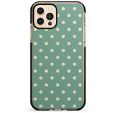 Daisy Pattern - Teal Cute Floral Daisy Design Pink Fade Impact Phone Case for iPhone 11