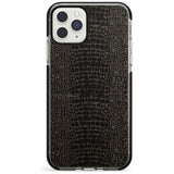 Dark Animal Print Pattern Snake Skin Black Impact Phone Case for iPhone 11 Pro Max