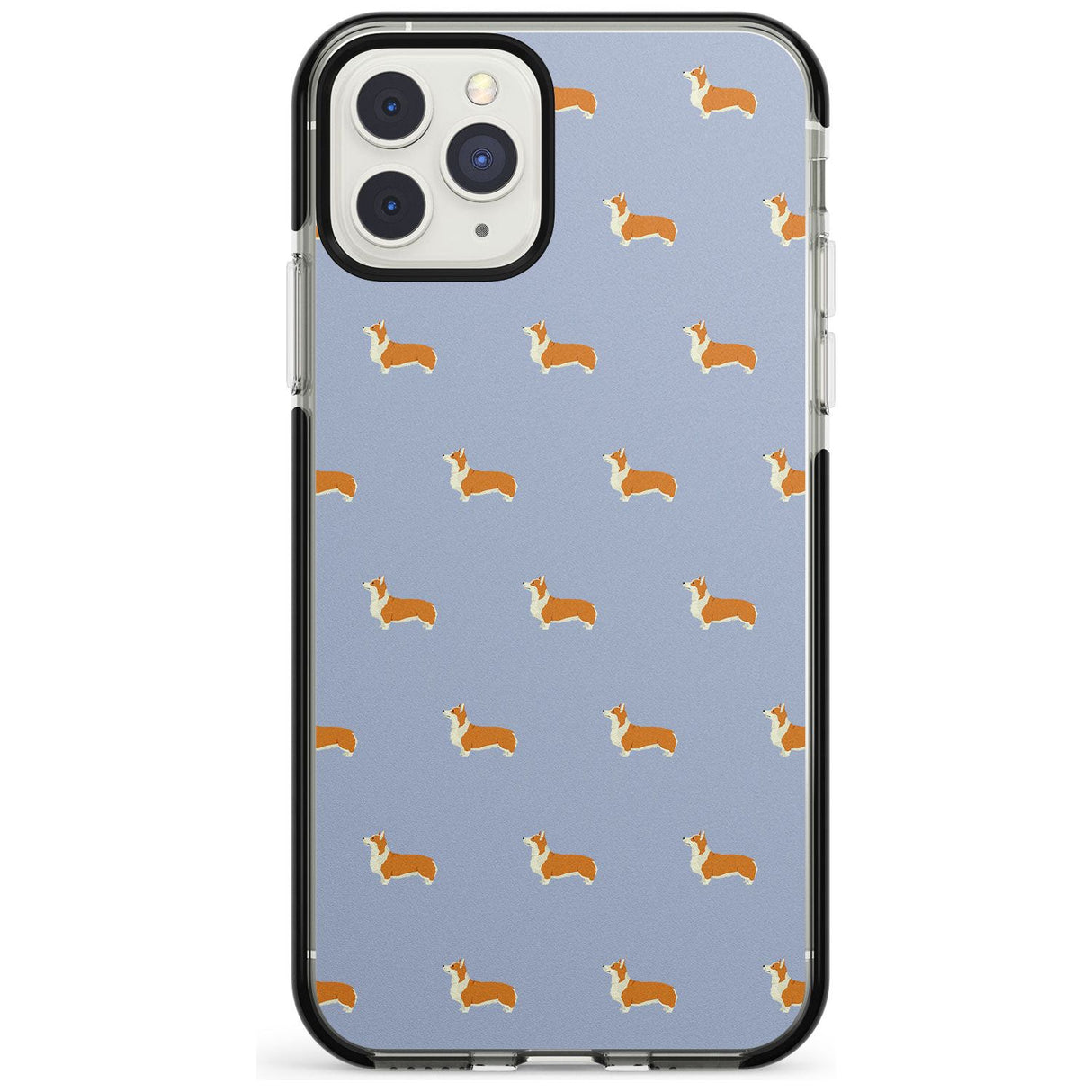 Pembroke Welsh Corgi Dog Pattern Black Impact Phone Case for iPhone 11 Pro Max