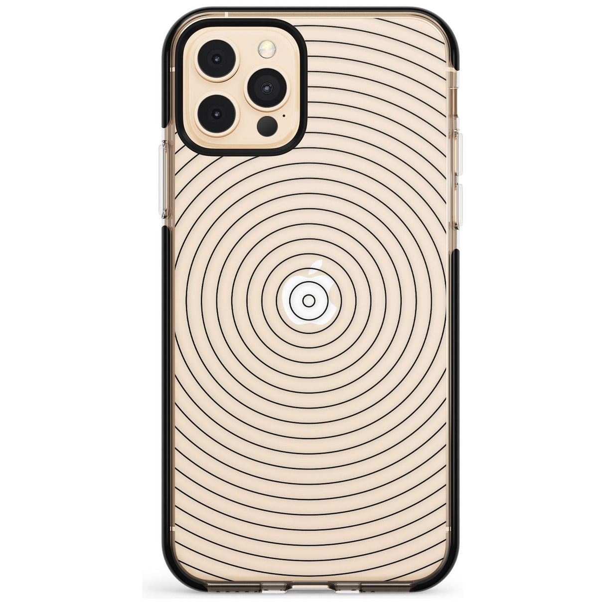 Abstract Lines: Circles Pink Fade Impact Phone Case for iPhone 11