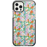 Jazzy Floral Mix: Transparent Pink Fade Impact Phone Case for iPhone 11