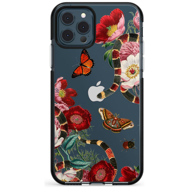 Botanical Snake  Pink Fade Impact Phone Case for iPhone 11