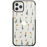 Pressed Flower iPhone Case  Black Impact Phone Case - Case Warehouse