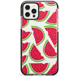 Watermelon Pattern Black Impact Phone Case for iPhone 11