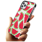 Watermelon Pattern Black Impact Phone Case for iPhone 11