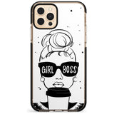 Girl Boss Black Impact Phone Case for iPhone 11