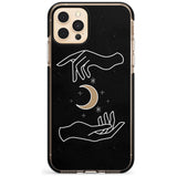 Hands Surrounding Moon Pink Fade Impact Phone Case for iPhone 11