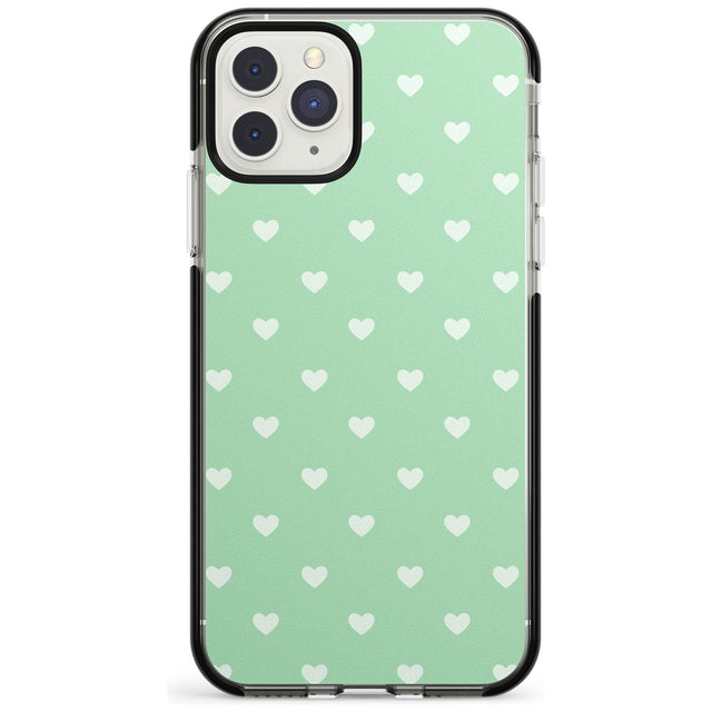 Small Heart Pattern: Green