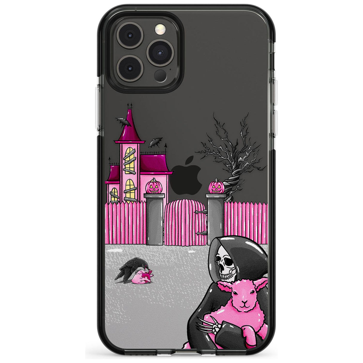 Left With My Heart Black Impact Phone Case for iPhone 11